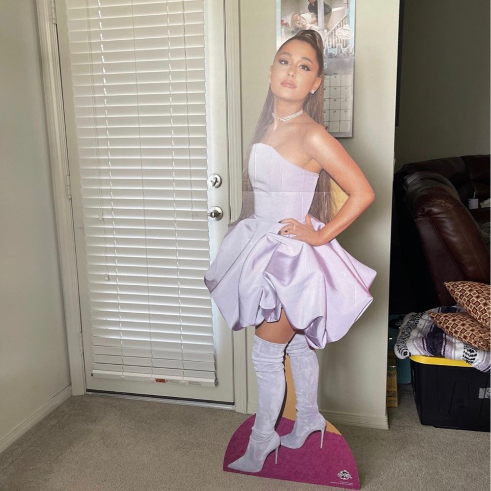 Ariana grande cardboard cut out